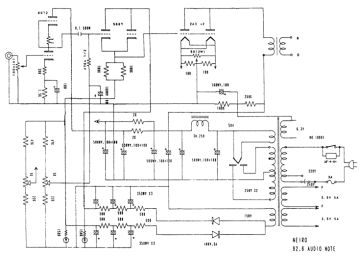 Audio Note Neiro schematic circuit diagram
